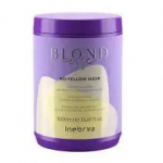 Inebrya | Blondesse - No Yellow Anti-yellow Mask Toning, Hydrating, Illuminating, For Blonde, Bleached Or Grey Hair - 1000 Ml.