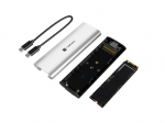 NATEC RHINO M.2 NVME LITE EXTERNAL SSD ENCLOSURE USB-C 3.2 GEN 2 ARCTIC SILVER