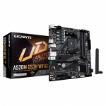 Gigabyte A520M DS3H WIFI6E | Processor family AMD | Processor socket AM4 | DDR4 | Supported hard disk drive interfaces SATA