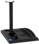 iPega P5013 Charger and Cooling Station for PS5 and PS5 Controller Black