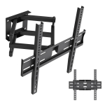 Maclean TV Mount / Bracket, max VESA 400x400, 32-70", up to 40 kg, black, tilt adjustment +12&deg;&ndash;-12&deg; and swivel adjustment +60&deg;&ndash;-60&deg;, MC-192