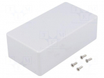 Enclosure: multipurpose | X: 65mm | Y: 120mm | Z: 40mm | 1591 | ABS | grey
