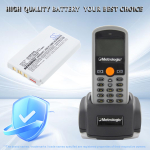 750 mAh for CipherLab 100845,BA-80S700,KB1B3770000L3,33-KB1B3770000L3