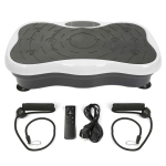 Extralink Moonwalk Spin Move Platofrma Wibracyjna do Cwiczen Fitness 200W biala