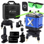 Another product lean 4D Laser Level Plane 16 Lines Case 2 Batteries Blue