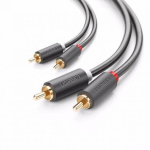 Cable Ugreen 10518 2RCA (Cinch) to 2RCA (Cinch) 2m Black