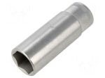 Socket: 6-angles | socket spanner | HEX 22mm | 1/2" | alloy steel