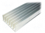 Heatsink: extruded | grilled | L: 1000mm | W: 78mm | H: 35mm | aluminium