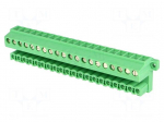 Pluggable terminal block | 5.08mm | ways: 20 | angled 90&deg; | socket