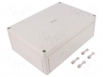 Enclosure: multipurpose | X: 180mm | Y: 254mm | Z: 90mm | TK PS | grey
