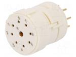 Connector: M23 | PIN: 9(1+8) | female | THT | 200V | Inom 1: 20A