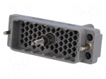 Connector: rectangular | plug | hermaphrodite | Mat: polycarbonate