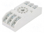Socket | PIN: 11 | 10A | 250VAC | Mounting: on panel | Series: R15