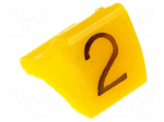 Markers | Marking: 2 | 1.7&divide;3.5mm | H: 7mm | A: 6mm | -30&divide;100&deg;C | leaded