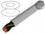Wire | JZ-500 | 25G1,5mm2 | unshielded | 300/500V | PVC | Cu | stranded