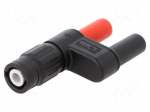 Adapter | black | BNC socket,banana 2mm socket