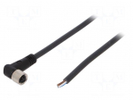 Connection lead | M8 | PIN: 4 | angled | 10m | plug | 30VAC | 4A | -25&divide;80&deg;C