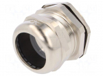 Cable gland | M63 | 1,5 | IP68 | Mat: brass | Body plating: nickel