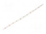 LED tape | white cold | 2835 | 24V | LED/m: 96 | W: 8mm | 120&deg; | IP20 | 8W/m