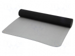 Bench mat | ESD | 600x1200mm | Thk: 2mm | grey (bright)