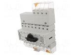 Switch: mains-generator | Stabl.pos: 3 | 63A | I-0-II | Mounting: DIN