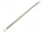 Braids | earthing tape | 10mm2 | &Oslash;1: 8.5mm | &Oslash;2: 8.5mm | L: 0.4m