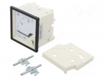 Ammeter | on panel | I DC: 0&divide;50A | Class: 1.5 | Length: 61mm | 600V | MA17