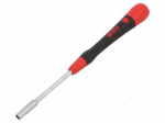 Screwdriver: precision | 6-angles socket | HEX 4mm | PicoFinish&reg;