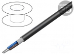 Wire | HELUTHERM&reg; 145 MULTI | 2x0.75mm2 | stranded | Cu | black