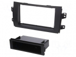 Radio frame | Fiat,Suzuki | 2 DIN | black