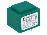 Transformer: encapsulated | 2.5VA | 230VAC | 7.5V | 7.5V | 166.6mA | PCB