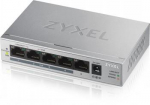 ZYXEL GS1005-HP, 5 PORT GIGABIT POE+ UNMANAGED DESKTOP SWITCH, 4 X POE, 60 WATT (5Y WARRANTY)