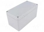 Enclosure: multipurpose | X: 80mm | Y: 160mm | Z: 85mm | ABS | dark grey