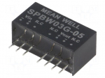 Converter: DC/DC | 3W | Uin: 18&divide;75VDC | Uout: 5VDC | Iout: 0&divide;600mA | SIP8