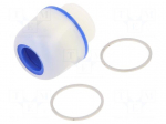 Gland | IP67,IP69 | Han&reg; F+B | M25 | 13&divide;16mm | polyamide | natural