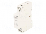 Contactor: 2-pole installation | 20A | 24VAC,24VDC | NC + NO | IKD
