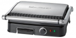 Clatronic KG 3487 electric grill (2000W table-top, black and silver)