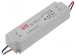 Power supply: switching | LED | 36W | 36VDC | 1A | 90&divide;264VAC | 127&divide;370VDC
