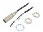 Sensor: inductive | OUT: NPN / NO | 0&divide;4mm | 10&divide;30VDC | M12 | 2m | IP67