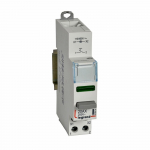 Control switch dual functions - 20 A - 250 V - 1 NO + green indicator