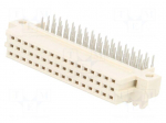 Connector: DIN 41612 | socket | female | PIN: 48 | angled 90&deg; | THT