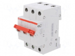 Switch-disconnector | Poles: 3 | for DIN rail mounting | 40A | 415VAC
