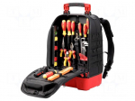 Tools set: general purpose | tool rucksack | for electricians