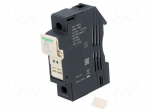 Fuse base | for DIN rail mounting | 25A | Poles: 1