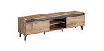 Cama TV stand NORD II 170cm wotan/antracite