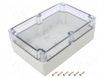 Enclosure: multipurpose | X: 140mm | Y: 210mm | Z: 75mm | ZP | ABS | IP67