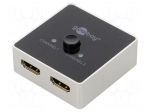 Switch | HDMI 2.0 | Input: HDMI socket x2 | Out: HDMI socket | black
