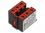 Contact block | NC x2 + NO | 10A | max.400VAC | max.250VDC | -40&divide;80&deg;C