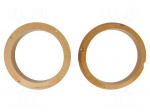 Spacer ring | MDF | 200mm | Audi | impregnated,varnished | 2pcs.