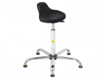 Stool | ESD | Seat dim: 200x330mm | 560&divide;810mm | max120kg